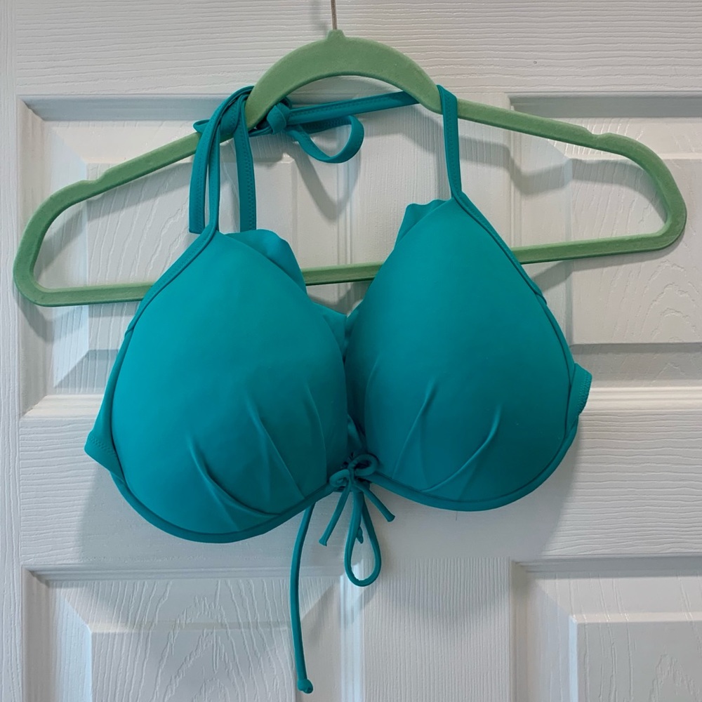 Victoria’s Secret Teal String Bikini Top 36DD